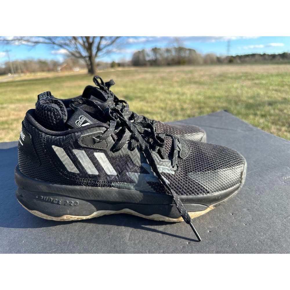 Adidas Dame 8 "Admit One" Basketball Shoes Black Men‎ Size 9.5 Athletic Sneakers